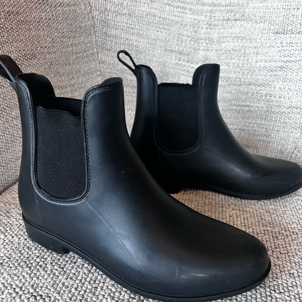 Black Waterproof Chelsea Boots